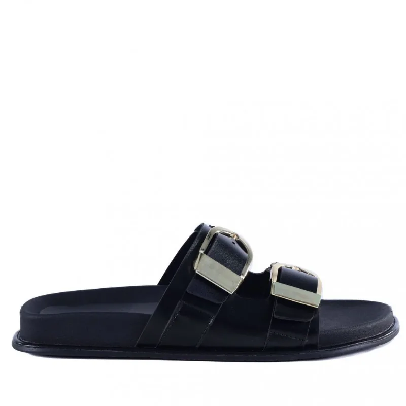 Papete Feminina Birk Zariff com Maxi Fivelas 50471-90894 38 / Preto