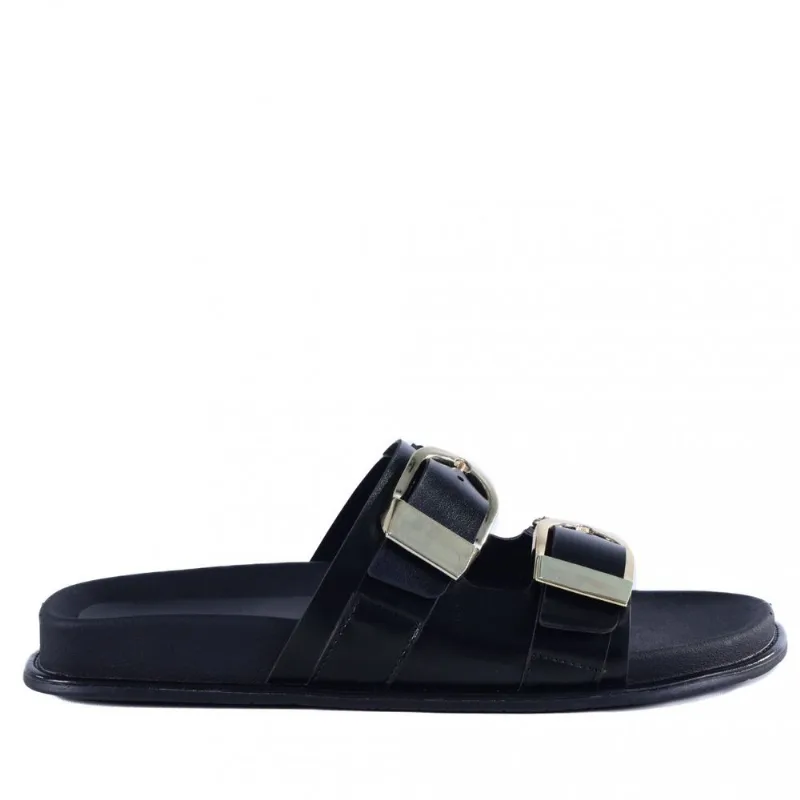 Papete Feminina Birk Zariff com Maxi Fivelas 50471-90894 40 / Preto