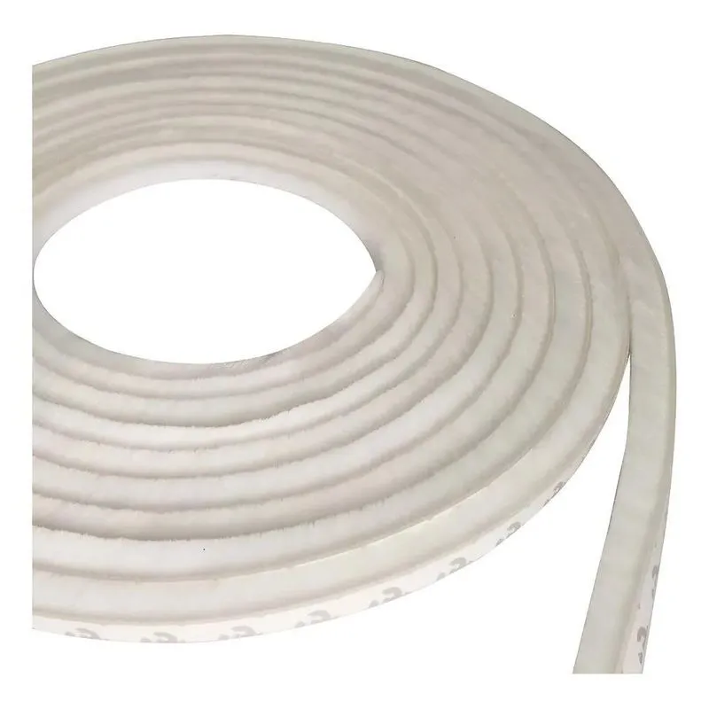 Vedação Janelas Portas Contra Vento 5x7mm 5 Metros Cor Branc