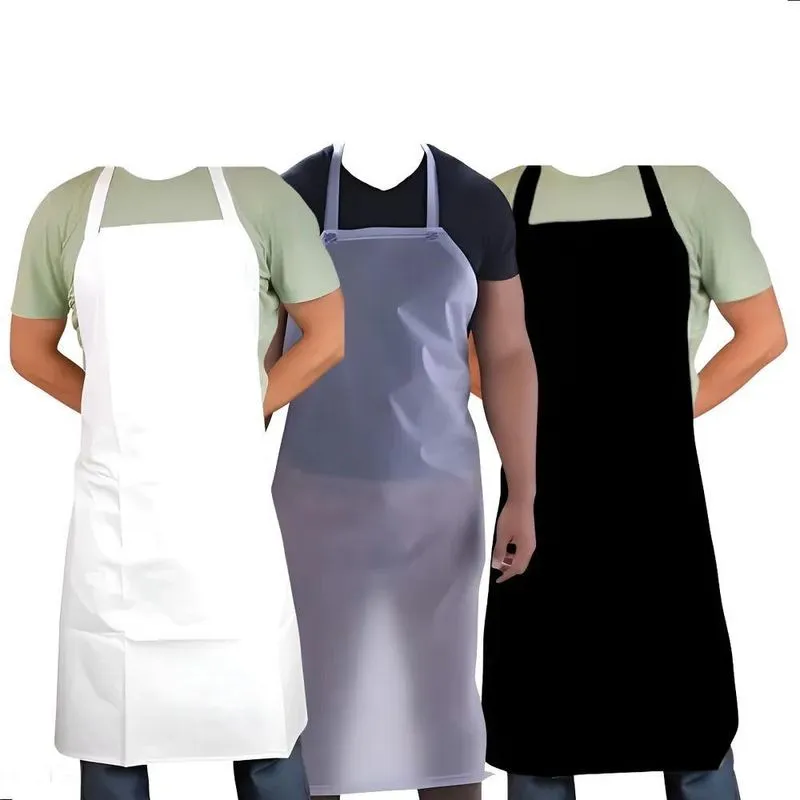 Kit 3 Aventais Plástico Pvc Açougueiro Cozinha Industrial Co