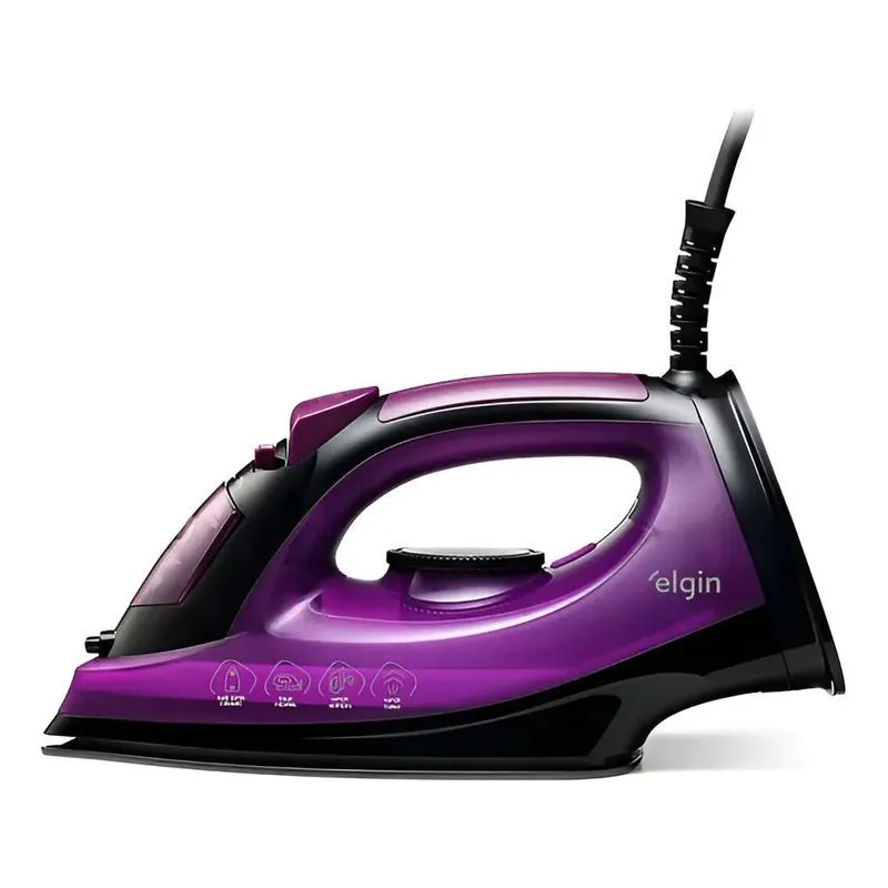 Ferro Passar Roupas À Vapor 5 Temperaturas Light Elgin Cor R