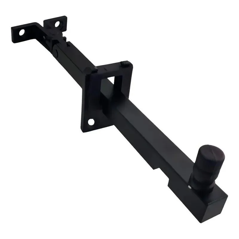 2x Trava Limitadora Janela Basculante Reforçada Preta 20cm