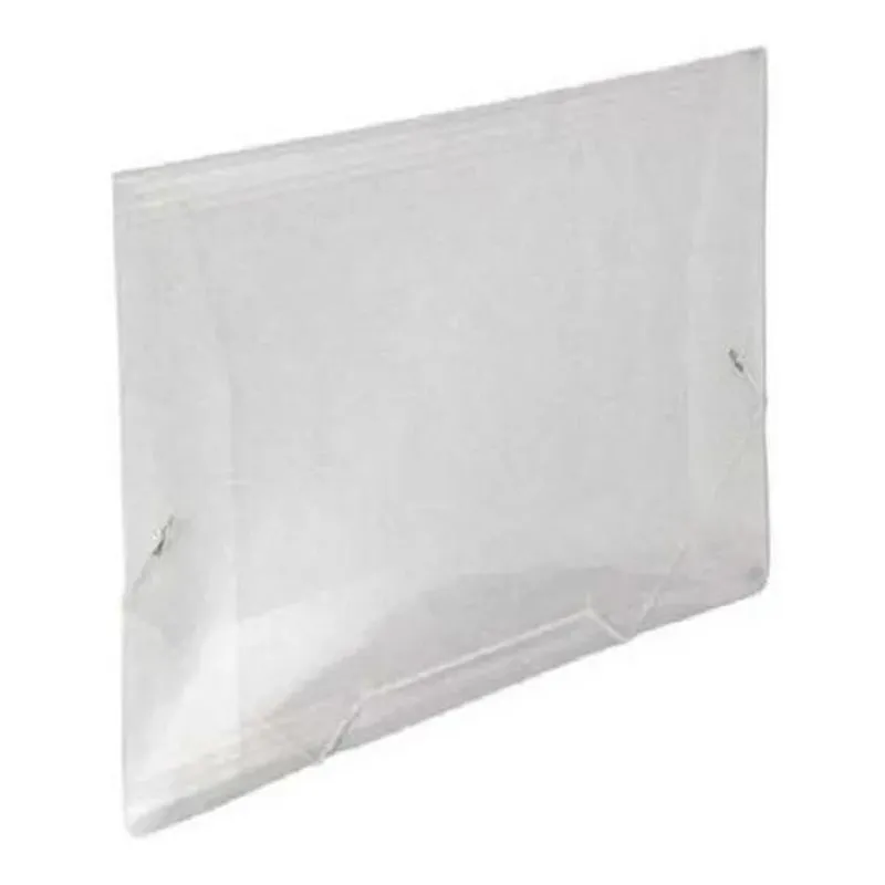 Pasta Aba Elástica Dac Ofício Sem Lombo Kit 10u Transparente
