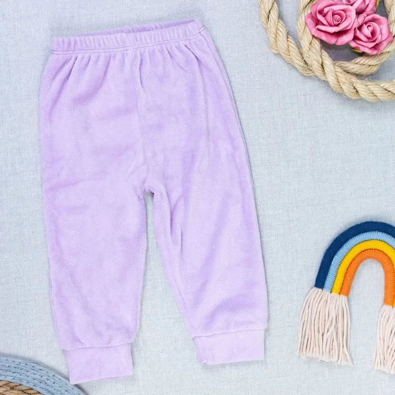 Calça De Plush Para Bebê Quentinha E Confortável