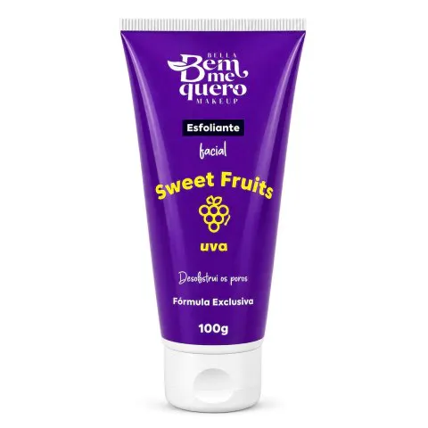 Esfoliante Facial Bella Bem Me Quero Sweet Fruits - Uva 100g