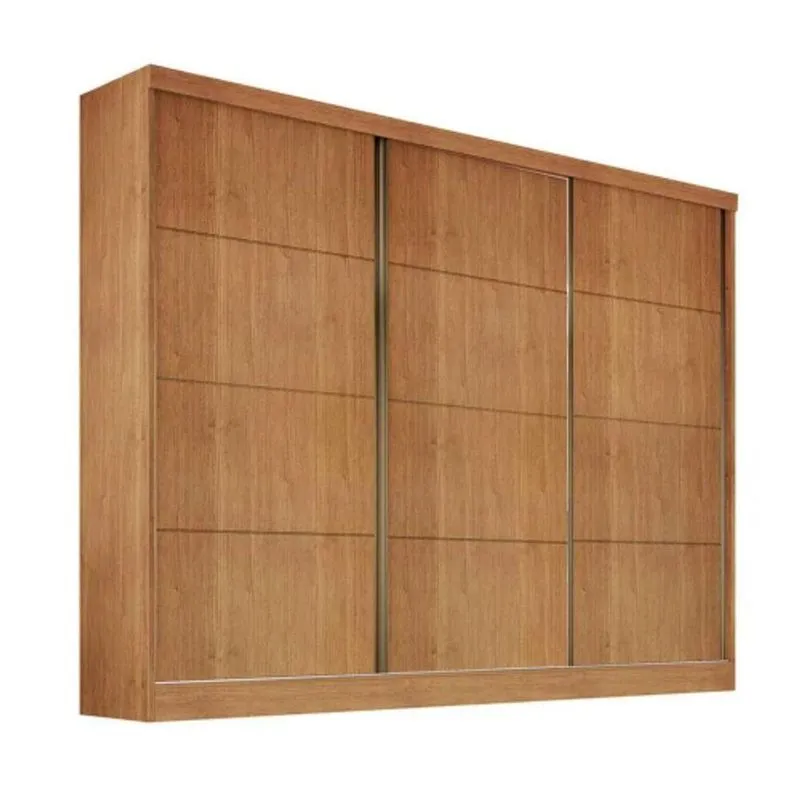 Guarda-Roupa 3 Portas 6 Gavetas Bergamo Nature Bianchi