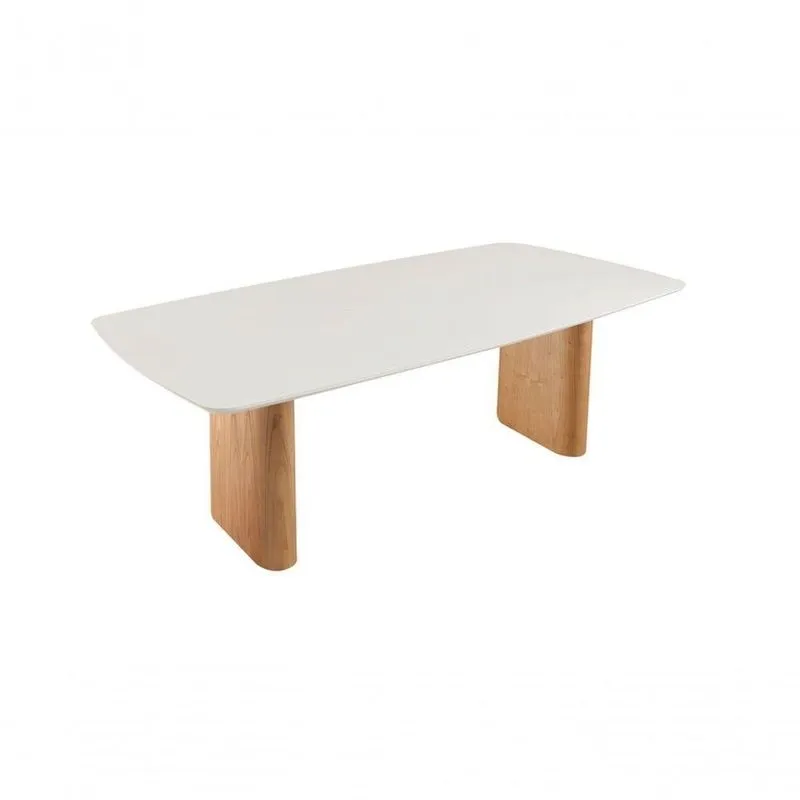 Mesa De Jantar Laminada Grécia-2,20x1,10m Requinte Salas