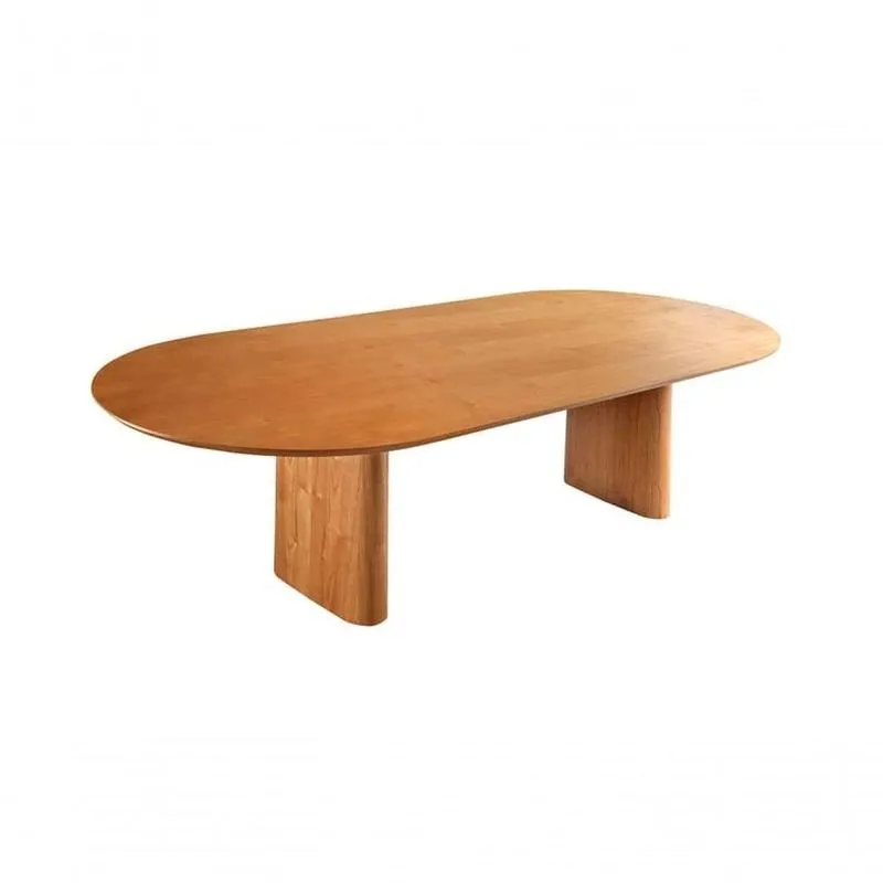 Mesa De Jantar Oval Laminada 1,80x1,0m Itália Requinte Salas