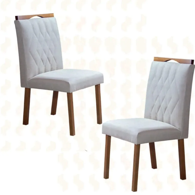 Cadeiras Para Mesa De Jantar Estofada - Apolo - Art Salas