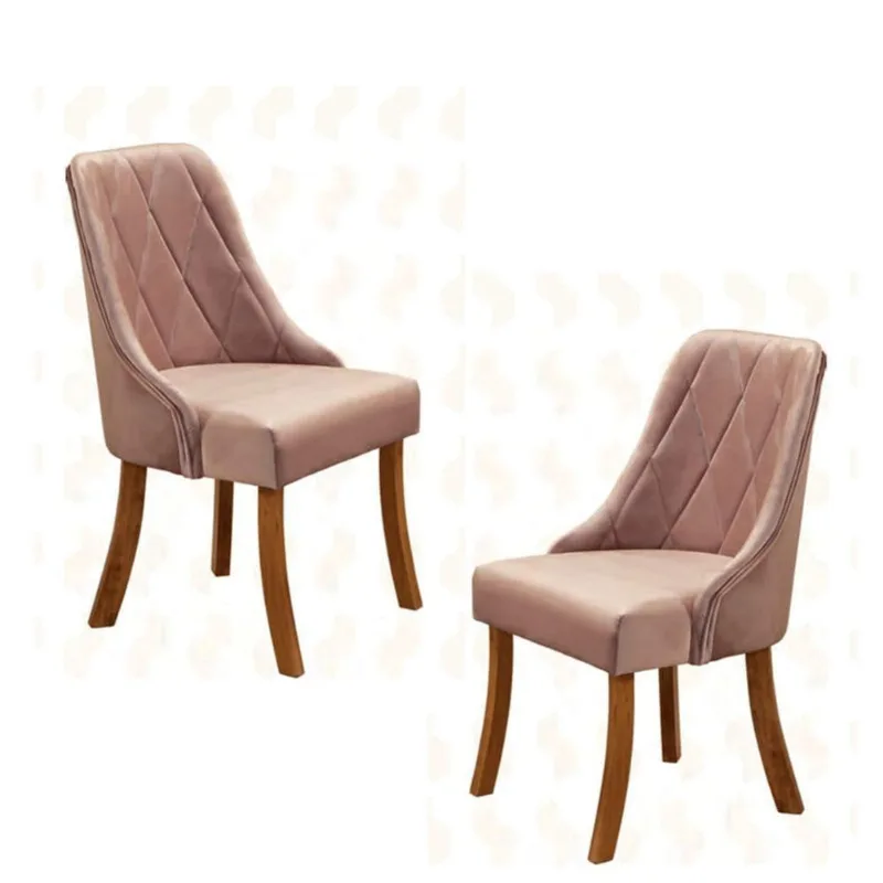 Cadeiras Para Mesa De Jantar Estofada - Lara - Art Salas