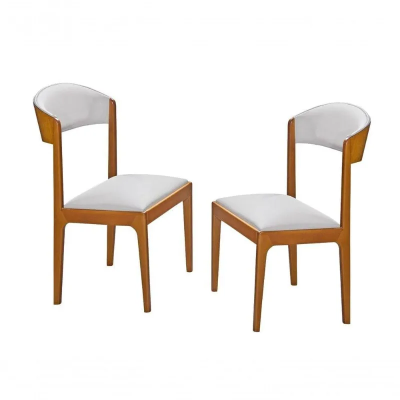 Cadeiras Para Mesa De Jantar Maciça Brindisi Art Salas