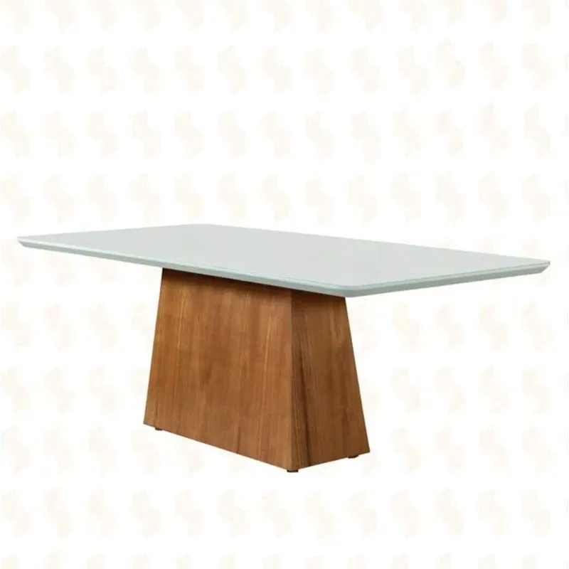 Mesa De Jantar Base Robusta - Amsterdã-2,20x1,10m- Art Salas
