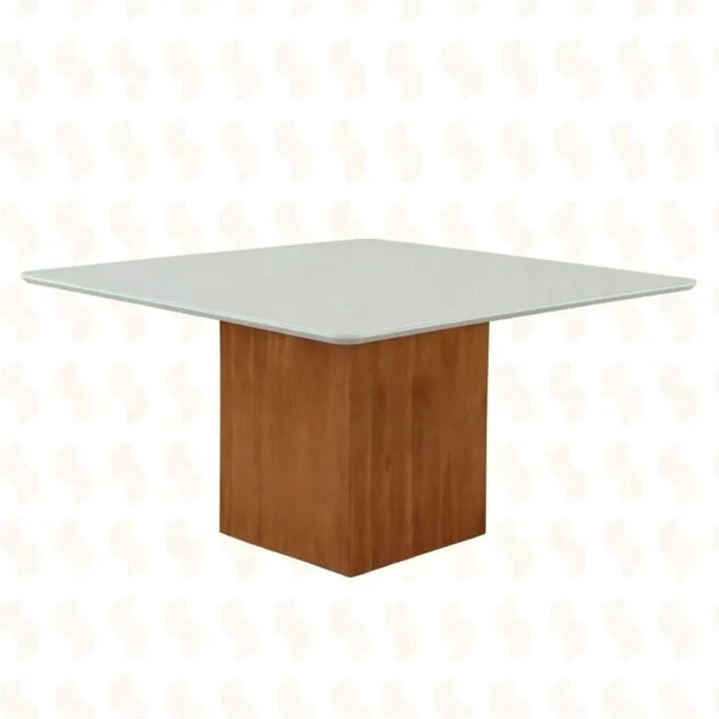 Mesa De Jantar Mdf Laminado - Alice-1,0x1,0m - Art Salas