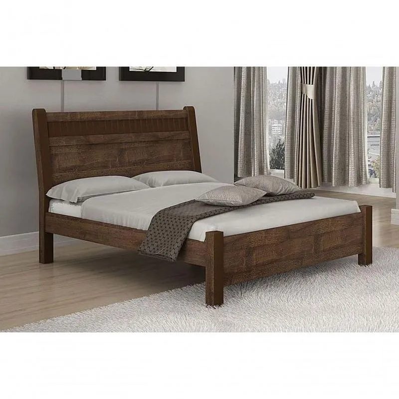 Cama Casal Detalhada 100% Mdf - 185-canion - Star Móveis