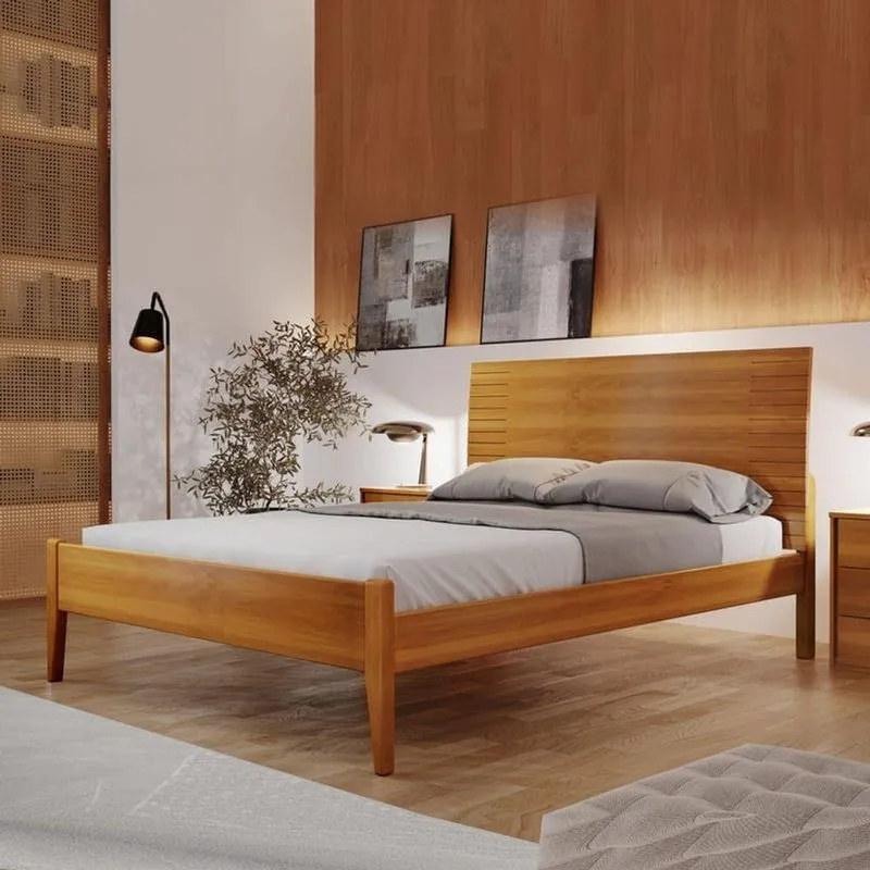 Cama Casal Queen 1,60m - Amazone - Josandro Móveis