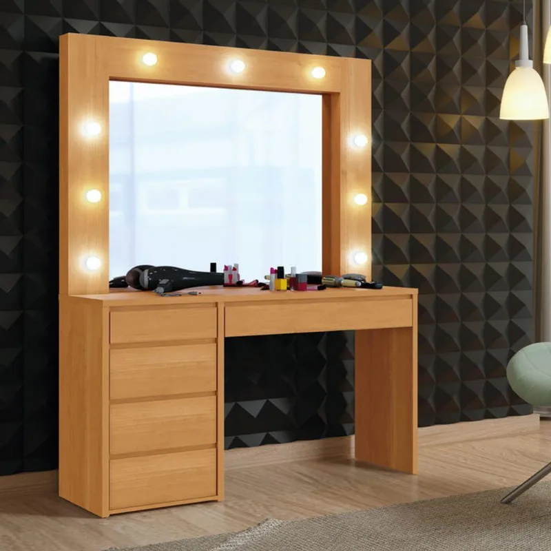 Camarim Com Lâmpadas De Led - Berlim-naturale - Mavau Móveis