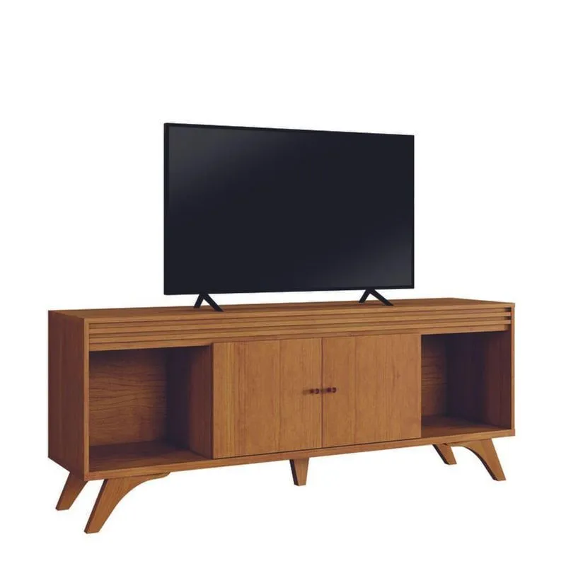 Rack Moderno 2 Portas 1,60m - Sevilha-naturale- Mavau Móveis