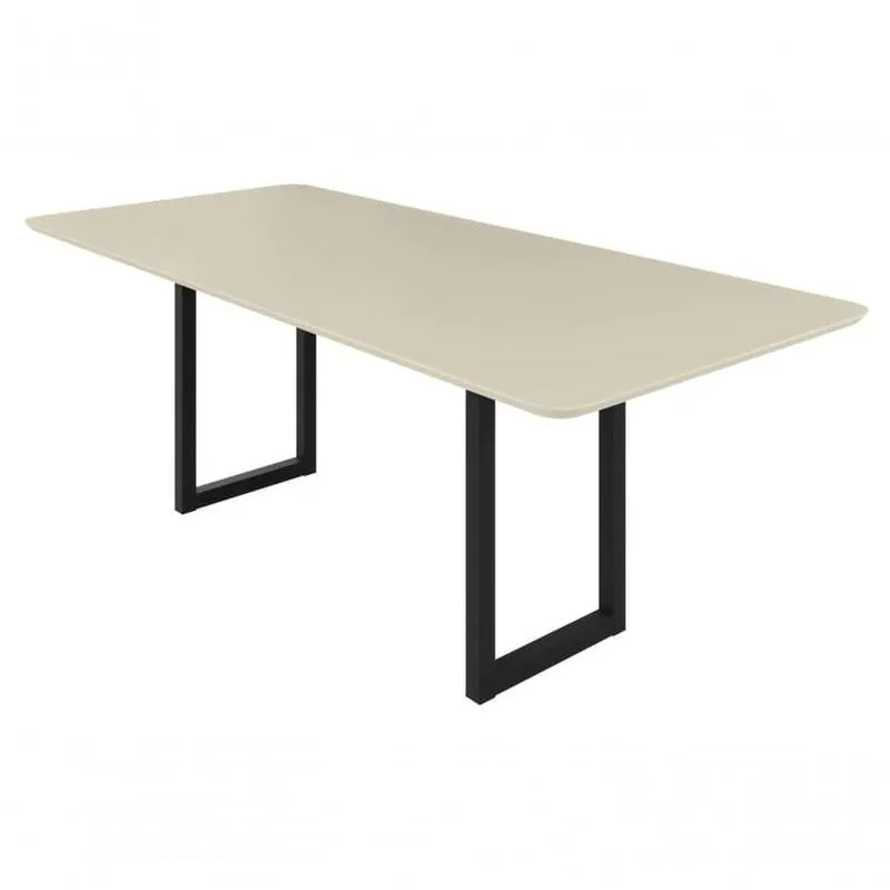 Mesa Para área Gourmet Com Vidro Itália-2,0x0,90m Paonanda