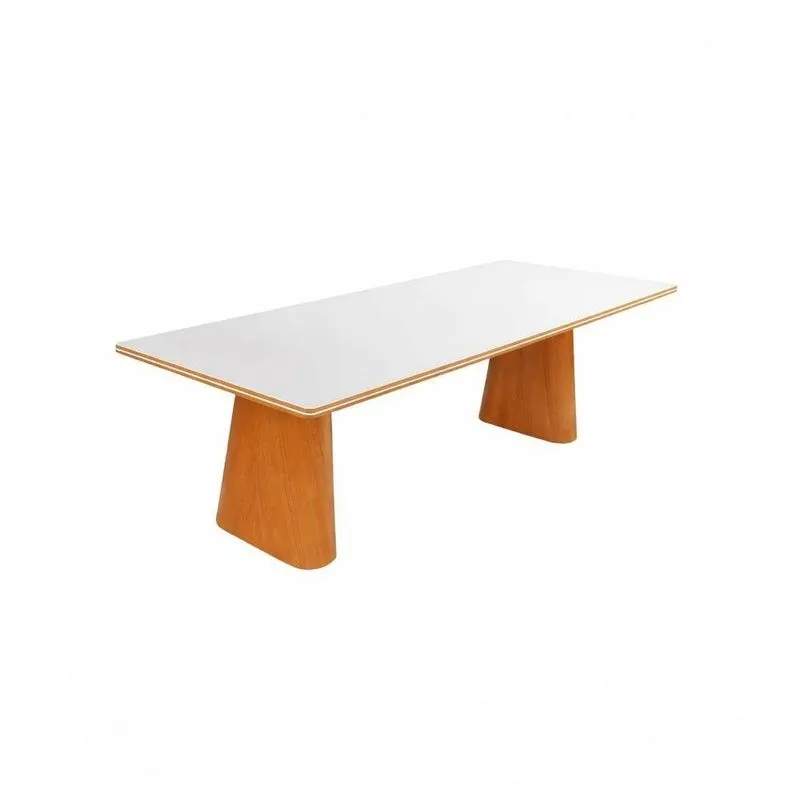Mesa De Jantar Com Vidro 2,20m X 1,10m- Select- Gold Salas