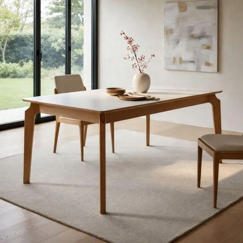 Mesa De Jantar Tampo Em Vidro 1,80m X 0,90m Glass Gold Salas