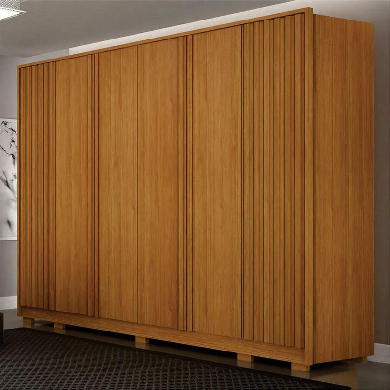 Guarda Roupa Casal Firenze 6 Portas 6 Gavetas MDF Cinamomo Arbo Design