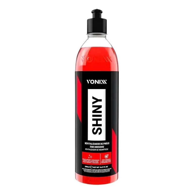 Shiny Revitalizador Pneu Pretinho Longa Duração Vonixx 500ml