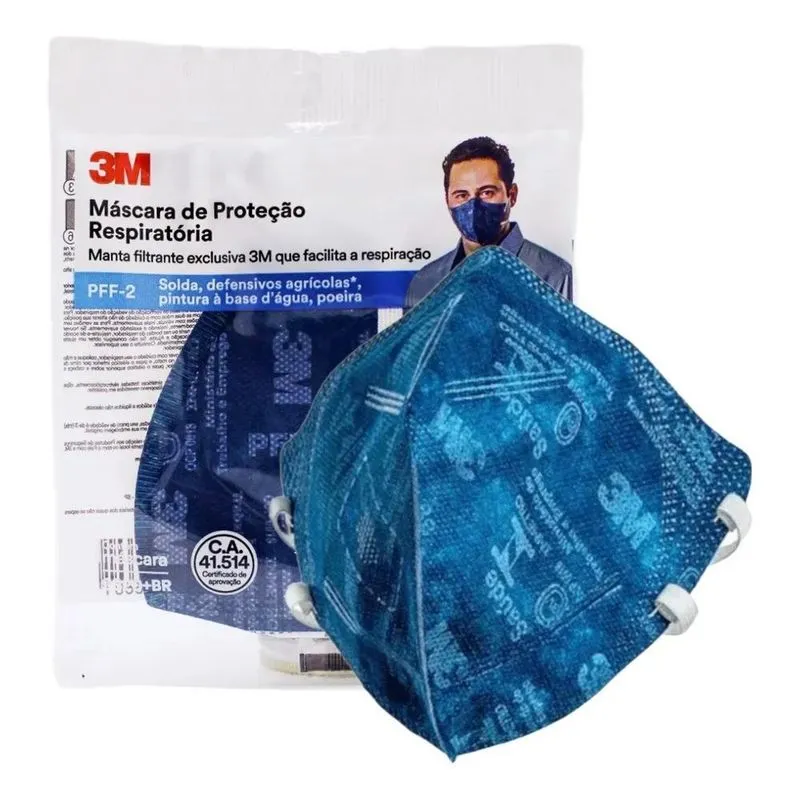Kit 10 Máscaras Respiratórias 3m 9820 Br Pff2/n95 C/