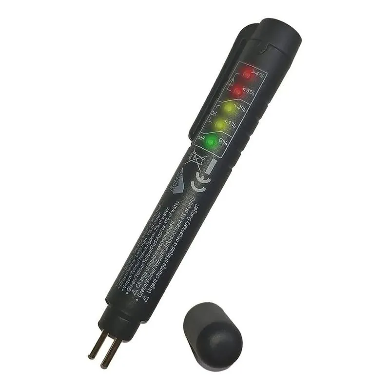 10x Caneta Teste Fluído Óleo De Freio Dot5 Dot4 Dot3 Carro