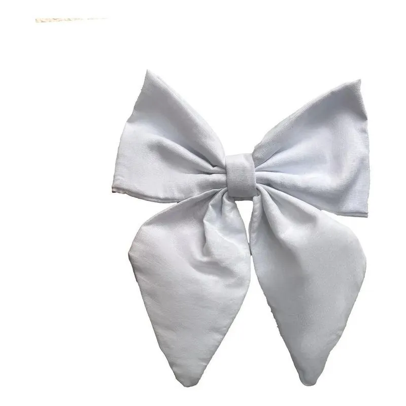 Laço De Cabelo Elegante Adulto/Infantil - 100% Algo - Branco