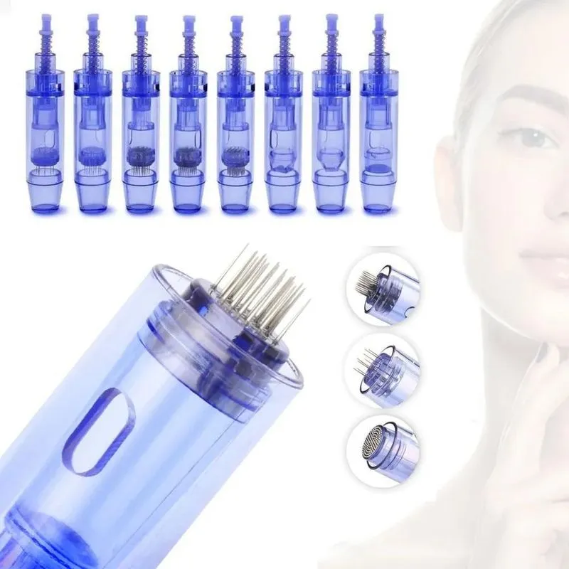 2x Cartucho Nano 12 36 Agulhas Caneta Derma Hidra Gloss Kit