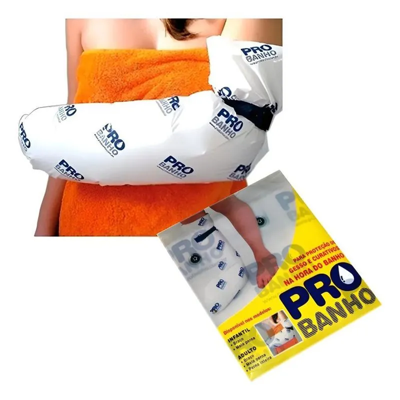 Capa Protetora Gesso/curativo: Banho S - Meia Perna Infantil