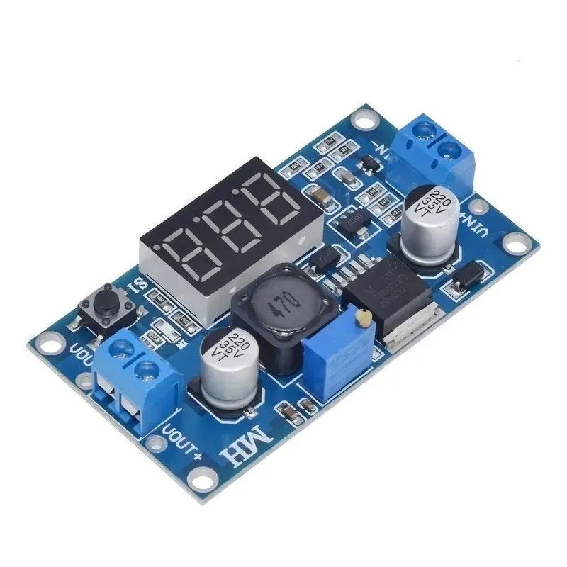 Regulador Tensão Ajustável Lcd Lm2596 Dc Display Step Down
