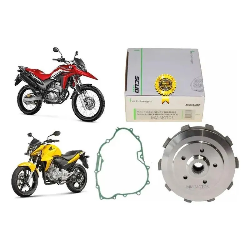 Embreagem Completa Scud Moto Honda Cb 300 Xre 300