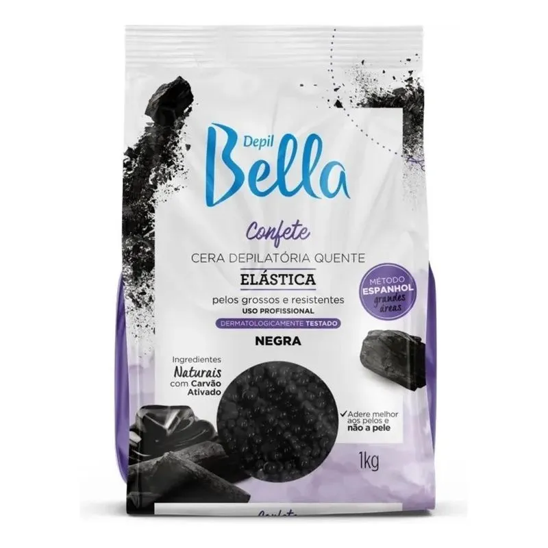 5x Cera Depilação Corporal Natural Negra Pérola Depil Bella