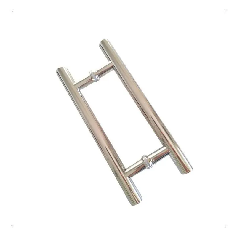 Puxador Redondo Porta Pivotante Vidro Portão Inox 30cm