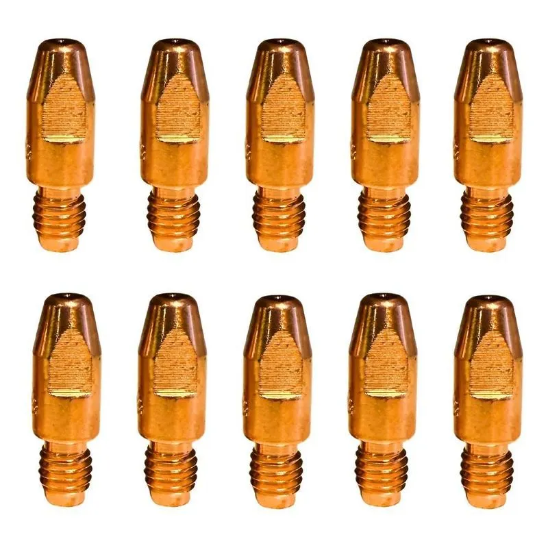 10x Bico Contato Mig M8x30mm: Solda Precisa E Durável - 1.0mm