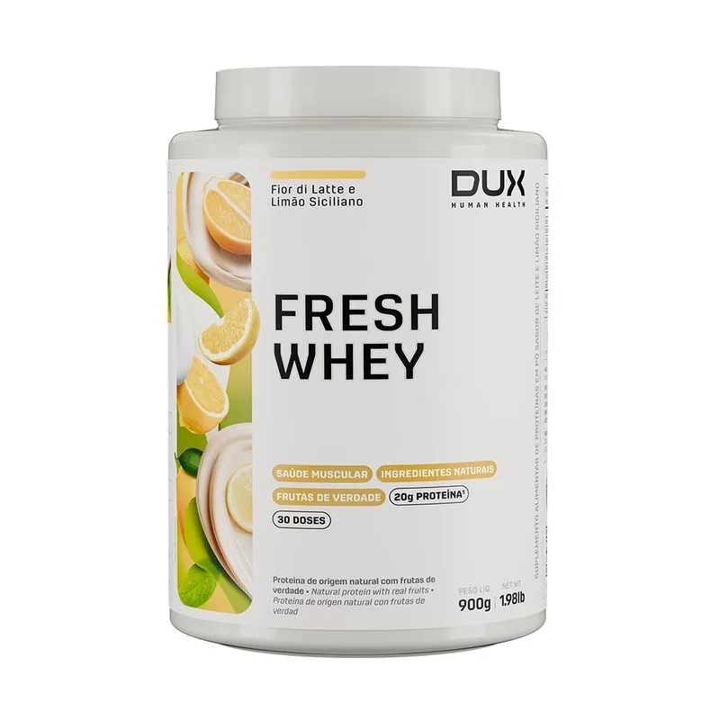 FRESHWHEY™ FIOR DI LATTE E LIMÃO SICILIANO - POTE 900G FIOR DI LATTE E LIMAO SICILIANO
