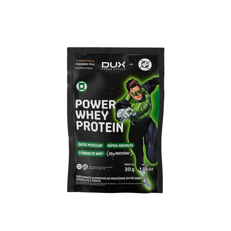 POWER WHEY PROTEIN DC - SACHÊ CHOCOLATE MINT