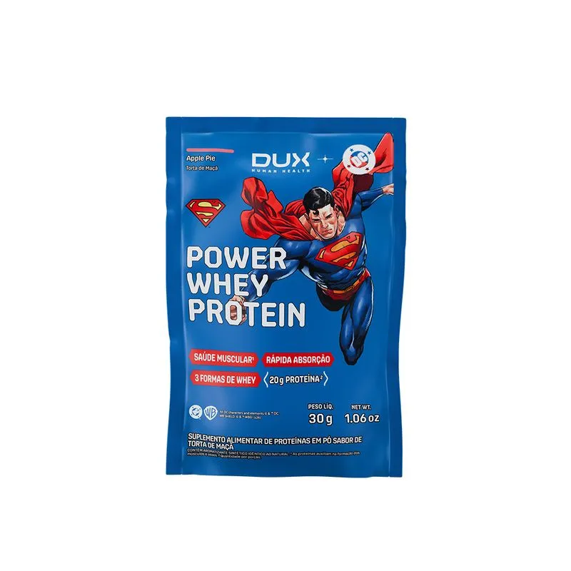 POWER WHEY PROTEIN DC - SACHÊ APPLE PIE