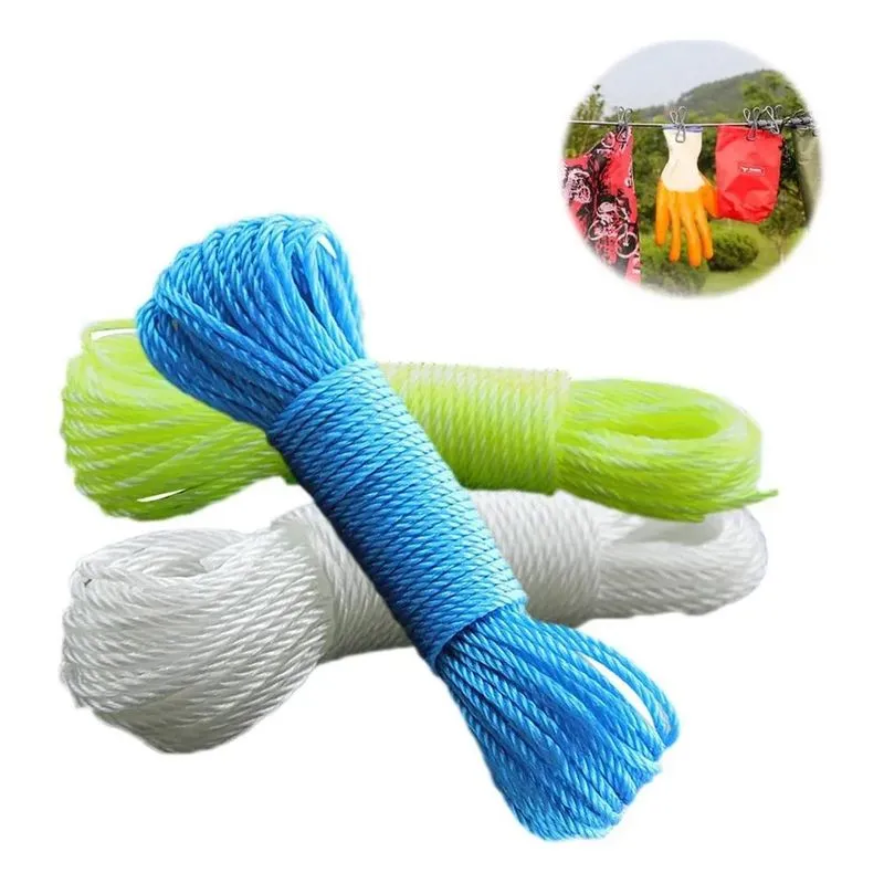 Corda Nylon 3mm Reforçada Varal Casa/apto 15m - Não D - Azul