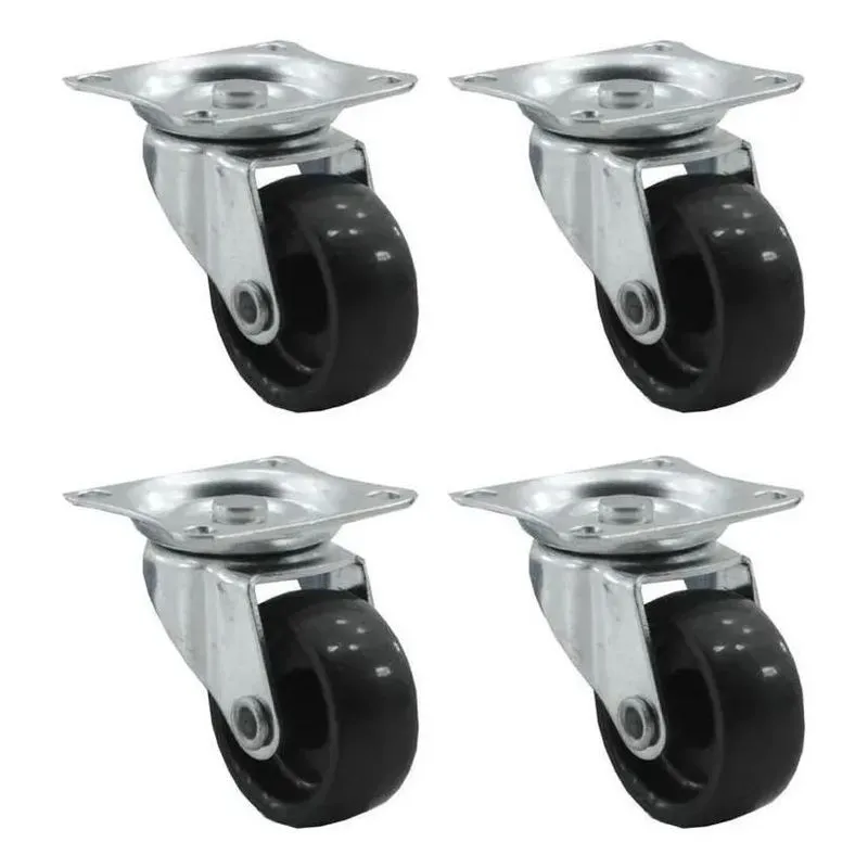 Kit 4 Rodinhas Giratória Móveis Mini Rodizio Roda 32mm 80kg