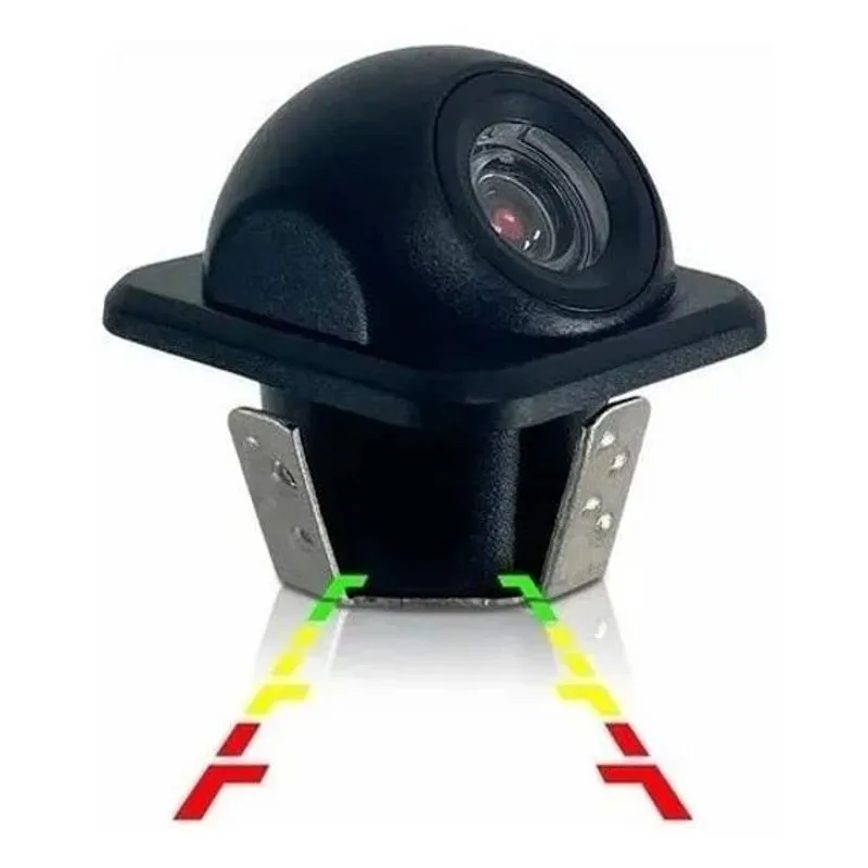 3x Câmera Ré Automotiva Mini Tartaruga Universal Visão Notur