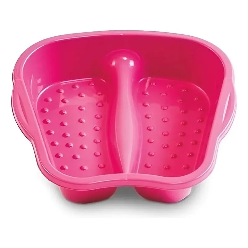 Bacia Para Pés: Relaxamento & Pedicure Profissional - Rosa