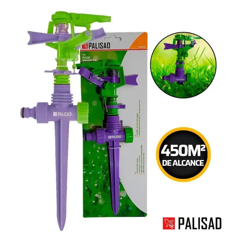 Aspersor Irrigador Setorial Espeto Jardim Horta Canteiro Top