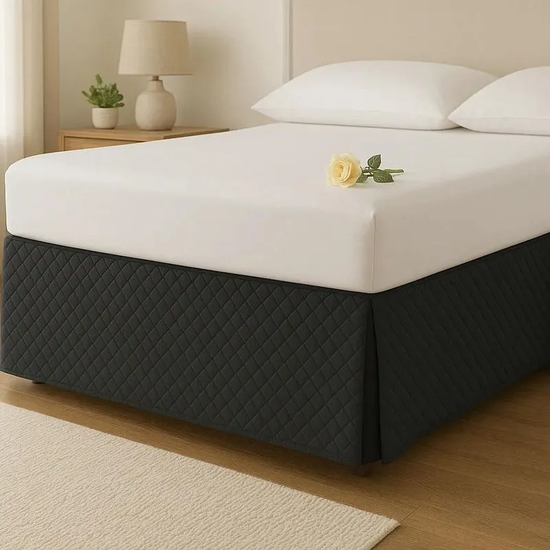 Saia Box Casal Ultrassônica: Elegância E Proteção Pr - Preto