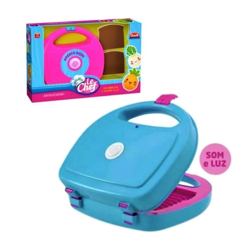Sanduicheira Le Chef Infantil Com Som E Luz Usual