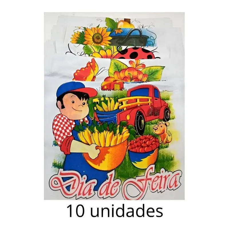 Pano De Prato Legitimo Pé De Galinha Estampado 10 Un
