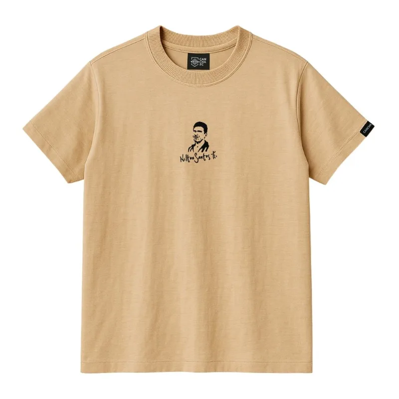 Camiseta Cancha FC Nilton Santos Ícone Bege - G