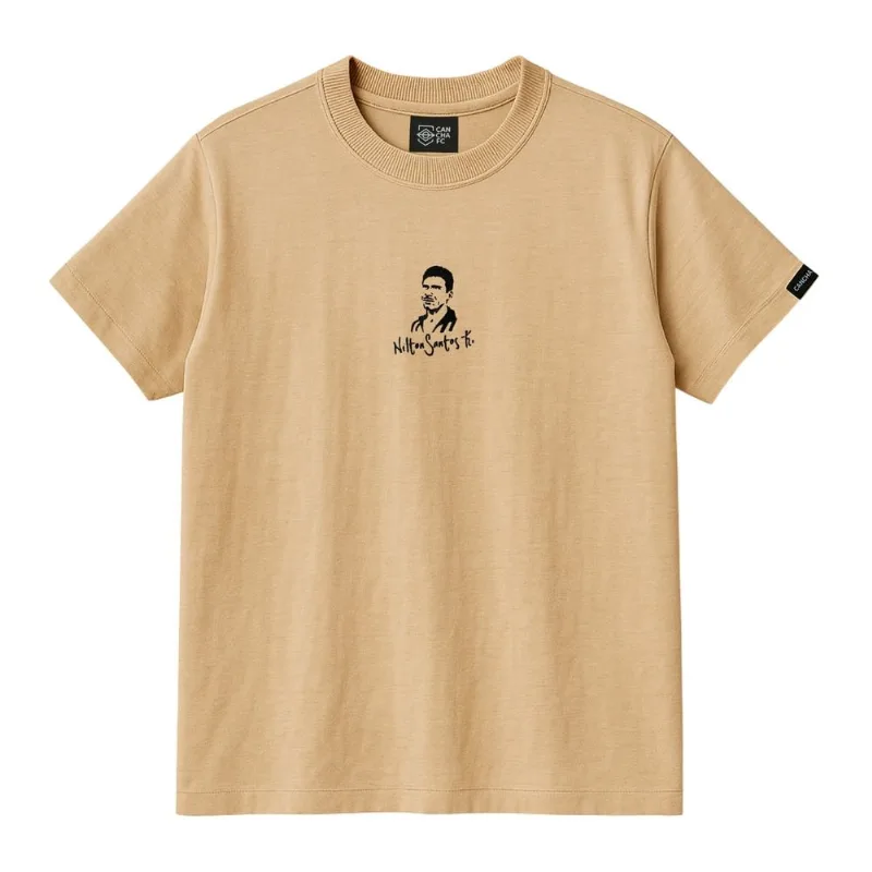 Camiseta Cancha FC Nilton Santos Ícone Bege - P