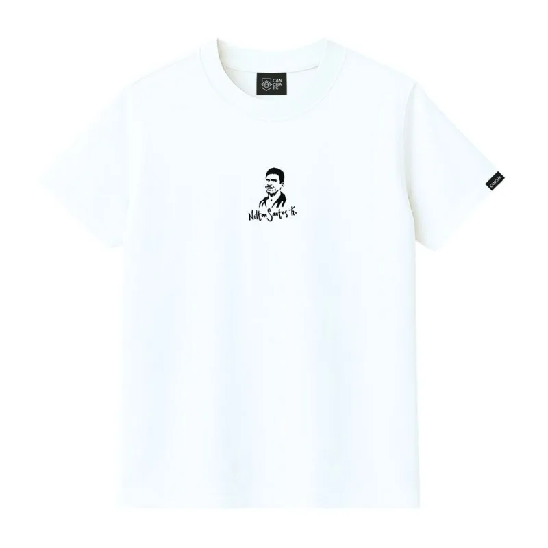 Camiseta Cancha FC Nilton Santos Ícone Branco - GG